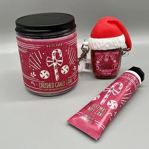 C- Bath & Body Works Crushed Candy Cane Gift Set